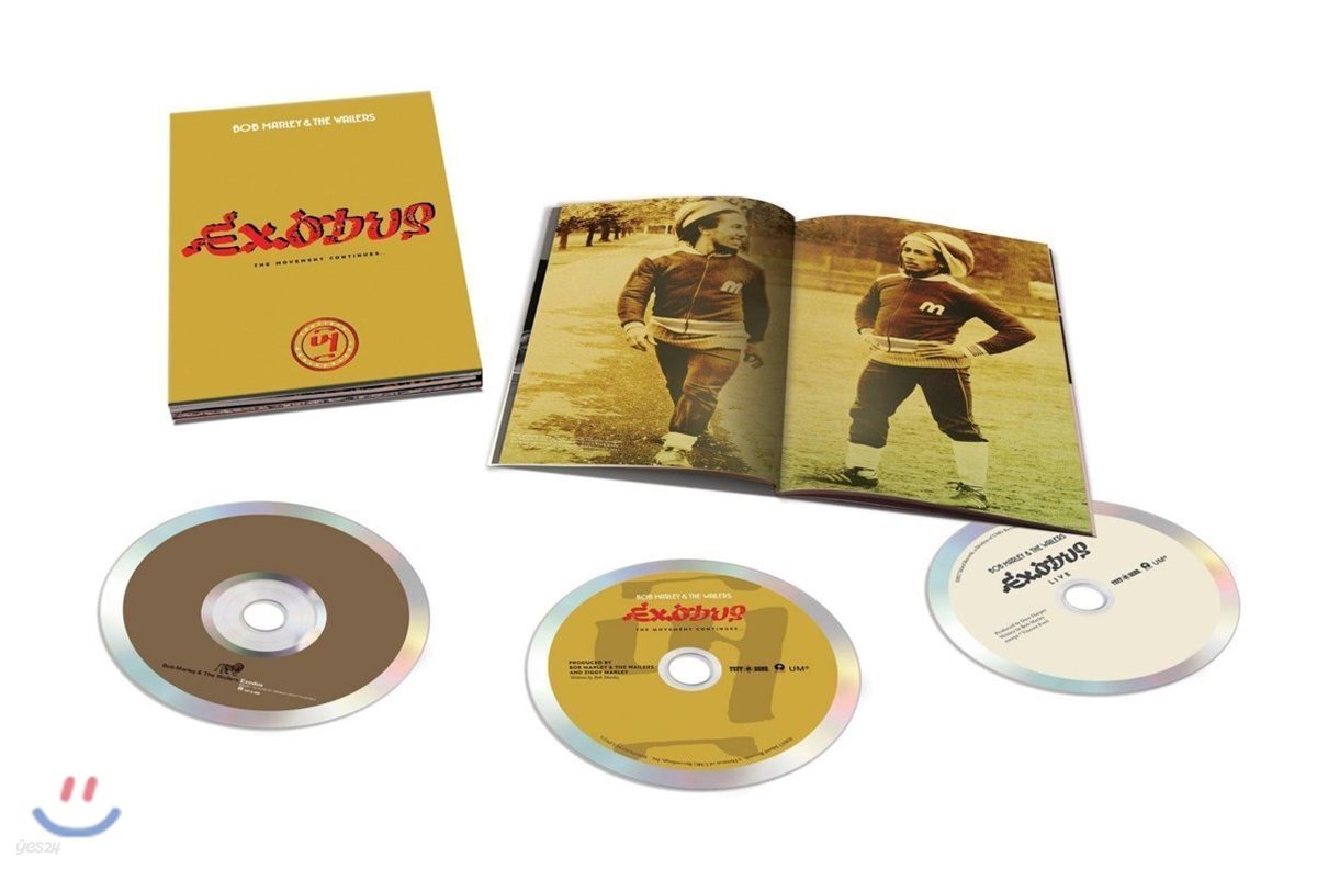 Bob Marley & The Wailers (밥 말리 & 더 웨일러스) - Exodus: 40 The Movement Continues [발매 40주년 기념 3 CD 한정반 에디션]