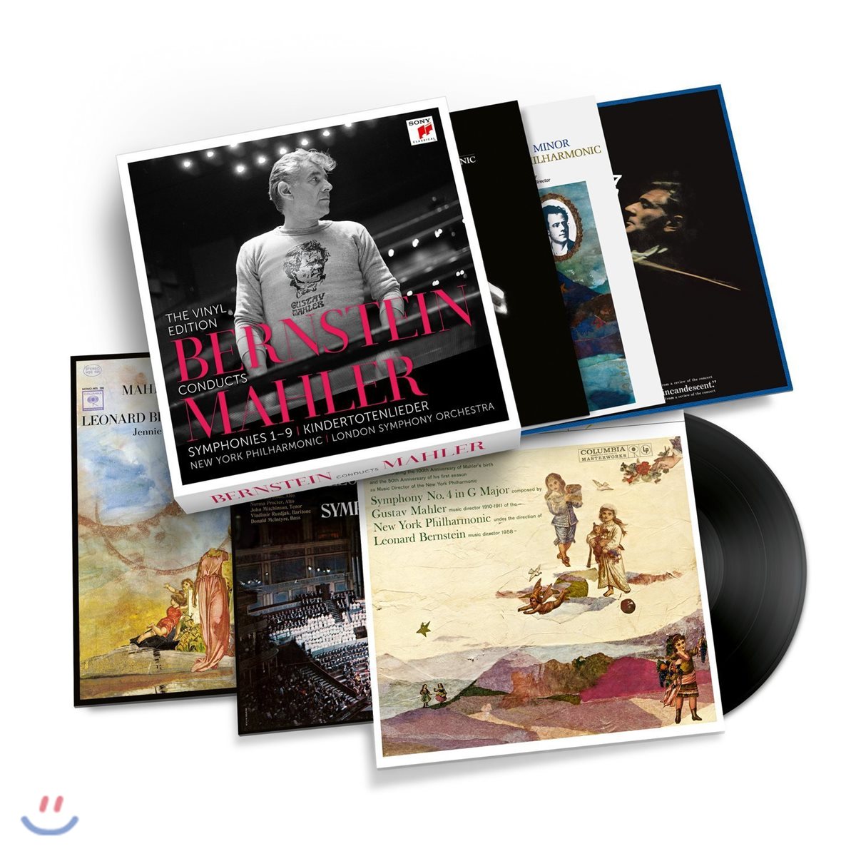 Leonard Bernstein 말러: 교향곡 전곡집 - 레너드 번스타인 바이닐 에디션 (The Vinyl Edition - Mahler: Symphonies 1-9) [15 LP]