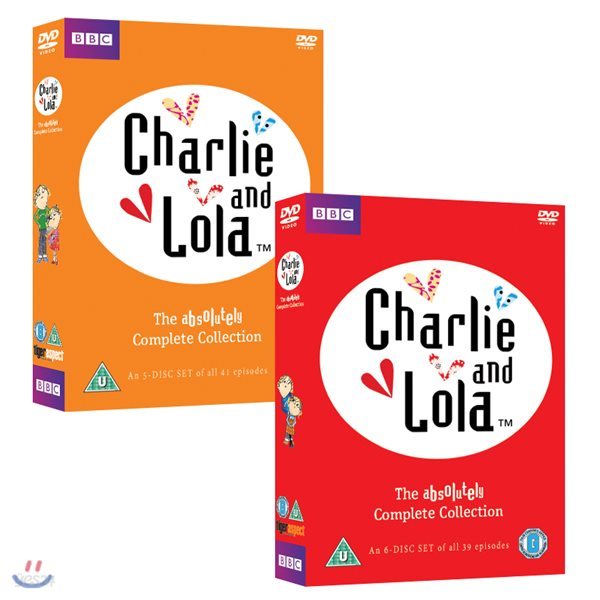 [DVD] 찰리와 롤라DVD(Charlie and Lola) 완결판 11종세트(80에피소드)유아영어DVD 찰리앤롤라