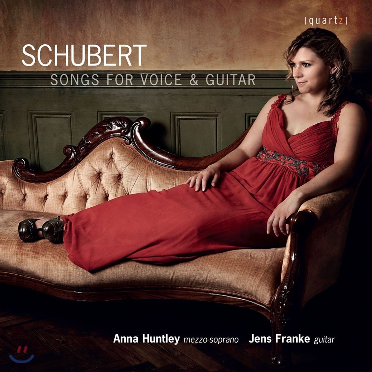 Anna Huntley / Jens Franke 슈베르트: 기타 반주와 여성 보컬로 듣는 명가곡집 - 안나 헌틀리, 옌스 프랑케 (Schubert: Songs for Voice & Guitar)