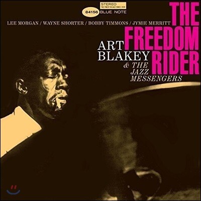 Lee Morgan,Wayne Shorter,Bobby Timmons,Art Blakey & The Jazz Messengers,Rudy Van Gelder,Jymie Merritt — Art Blakey & The Jazz Messengers (아트 블레이키 앤 더 재즈 메신저스) - Freedom Rider 앨범 커버