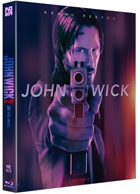 존윅 2 (1Disc 렌티큘러 슬립 스틸북 한정판) : 블루레이