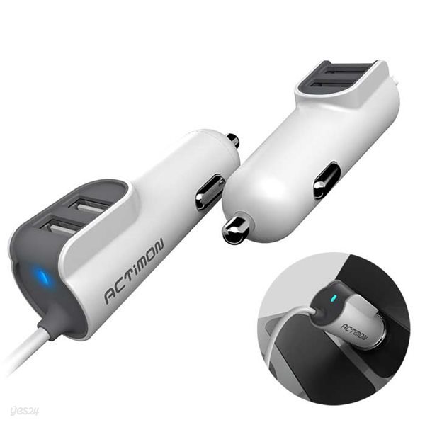 [안전인증]멀티 USB포트 5핀 일체형 차량용충전기