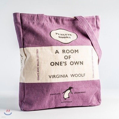 Penguin Tote Bag : A Room of One's Own (Violet) (포켓 미포함)