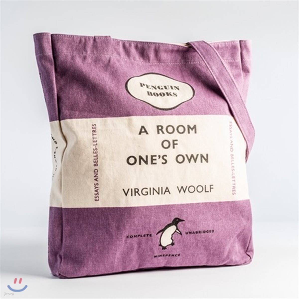 Penguin Tote Bag : A Room of One&#39;s Own (Violet) (포켓 미포함)