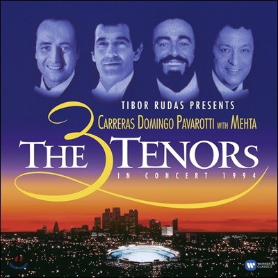쓰리 테너 미국 월드컵 축하 공연 콘서트 - Jose Carreras  / Luciano Pavarotti / Placido Domingo (The 3 Three Tenors in Concert 1994) [2 LP]