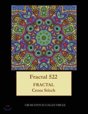 Fractal 522: Fractal cross stitch pattern