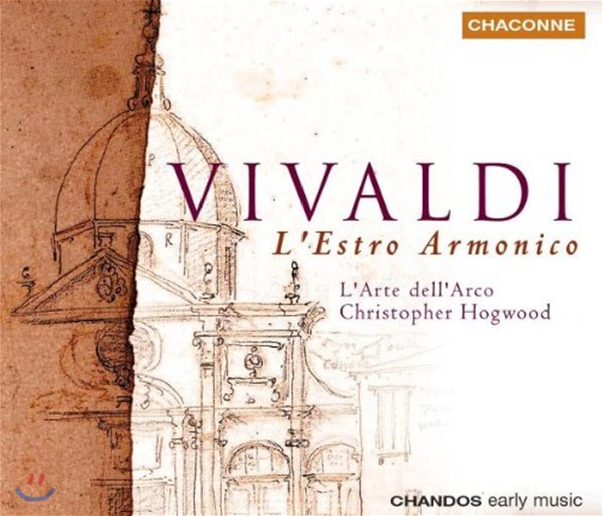 Christopher Hogwood 비발디: 조화의 영감 - 라르테 델라르코, 크리스토퍼 호그우드 (Vivaldi: L'Estro Armonico)