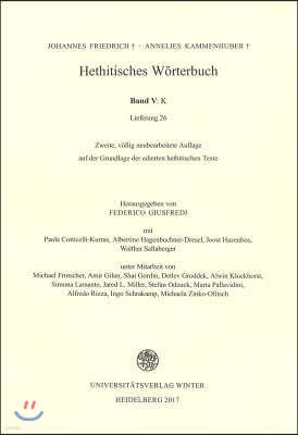 Hethitisches Worterbuch / Band V: K (No. 26)