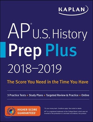 Kaplan AP U.S. History Prep Plus 2018-2019