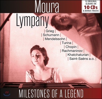 Moura Lympany  д - 12  ٹ 10CD ڽƮ (Milestones of a Legend - 12 Original Albums)