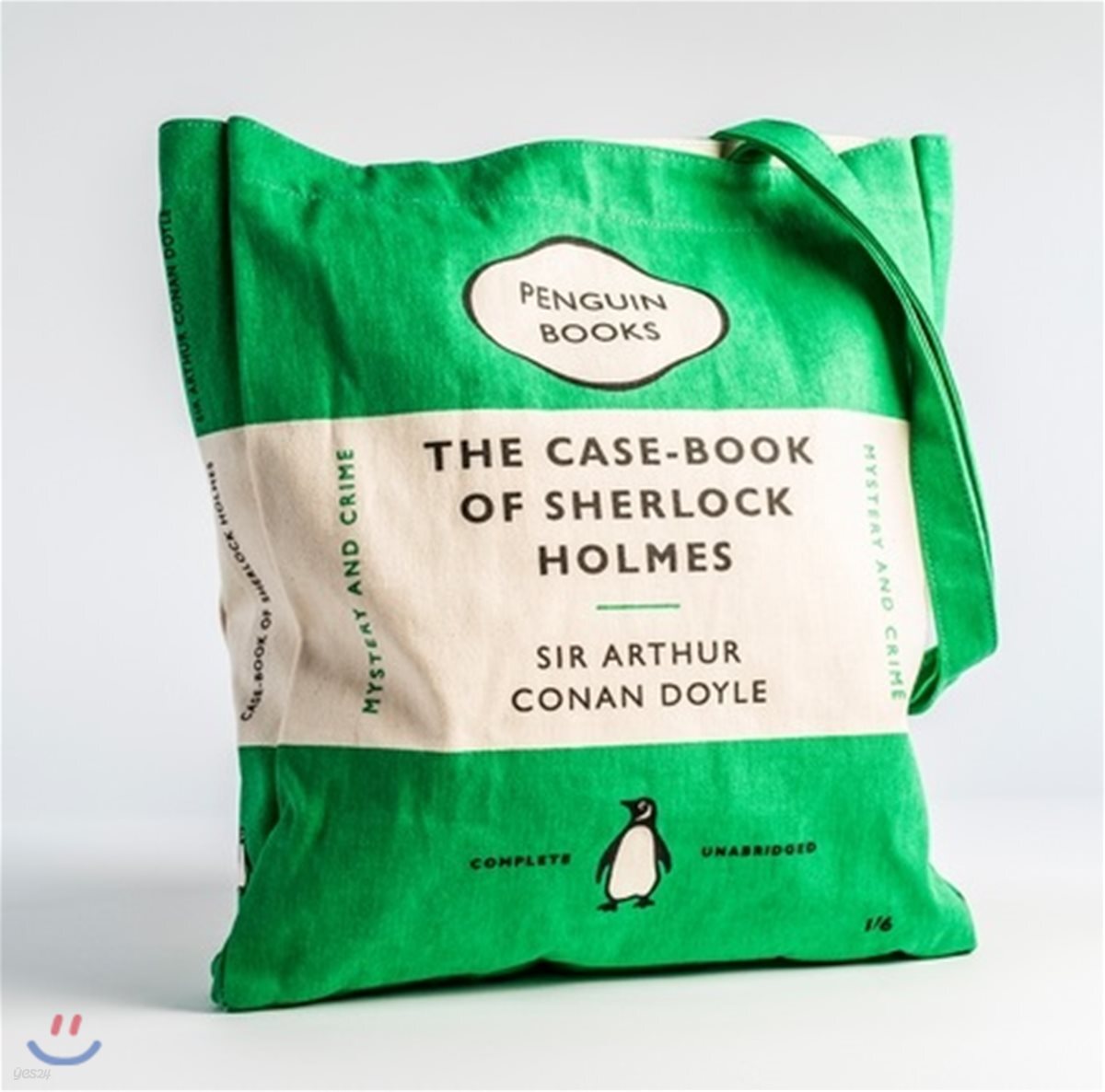 Penguin Tote Bag : The Casebook of Sherlock Homes (Green) (포켓 미포함)