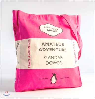 Penguin Tote Bag : Amateur Adventure (Cerise / Hot Pink) (포켓 미포함)