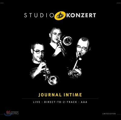 Marc Ducret,Vincent Peirani,Journal Intime,Sylvain Bardiau,Frederic Gastard,Matthias Mahler — Journal Intime - Studio Konzert 주르날 앵팀 - 스튜디오 콘서트 앨범 커버