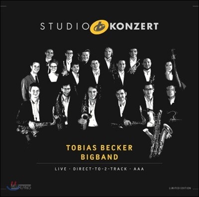 Tobias Becker, Judith Goldbach, Martin Grunenwald, Christoph Neuhaus, Markus Harm, Alexander Buhl, Christian Muck — Tobias Becker Bigband - Studio Konzert 토비아스 베커 빅밴드 - 스튜디오 콘서트 앨범 커버