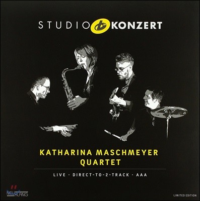 Katharina Maschmeyer,Nils Pollheide,Philipp Ruttgers,Jens Otto — Katharina Maschmeyer Quartet - Studio Konzert 카타리나 마슈마이어 쿼텟 - 스튜디오 콘서트 앨범 커버