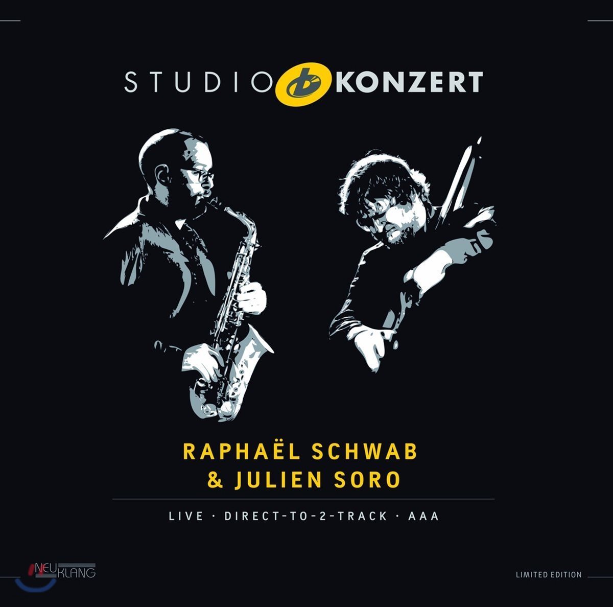 Raphael Schwab &amp; Julien Soro - Studio Konzert 라파엘 슈바브 &amp; 줄리앙 소로 스튜디오 콘서트 [Limited Edition LP]