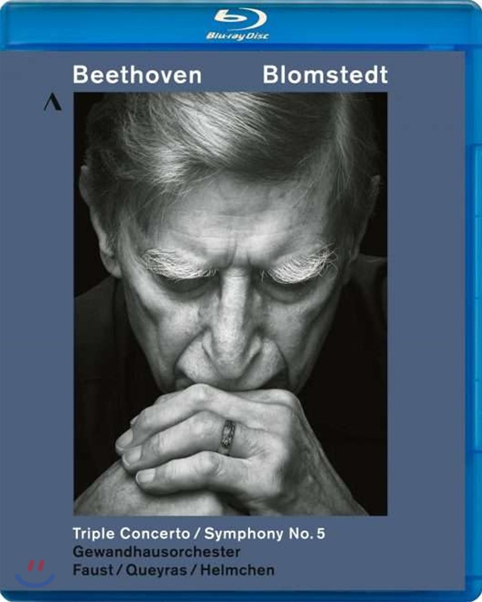 Herbert Blomstedt 베토벤: 삼중 협주곡, 교향곡 5번 - 게반트하우스 오케스트라, 헤르베르트 블롬슈테트 (Beethoven: Triple Concerto Op.56, Symphony Op.67) [블루레이]
