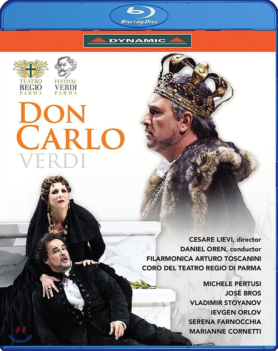 Daniel Oren / Jose Bros 베르디: 돈 카를로 - 호세 브로스, 아르투로 토스카니니 필하모닉, 다니엘 오렌 (Verdi: Don Carlo) [블루레이]