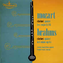 Leopold Wlach, Vienna Konzerthaus Quartet - Mozart : Clarinet Quintet K.581, Brahms : Clarinet Quintet Op.115 (모차르트, 브람스 : 클라리넷 오중주/일본수입/mvcw19020)