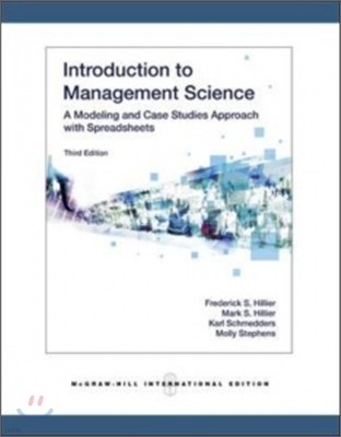 Introduction to Management Science with Student CD : A Modeling and Case Studies Approach with Spreadsheets, 3/E