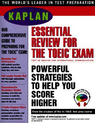 Kaplan Essential Review for the Toeic Exam 1997 W/Audio CD-ROM