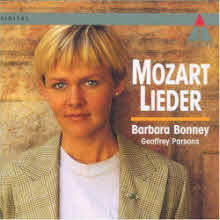 Barbara Bonney, Geoffrey Parsons - Mozart : Lieder (모차르트 : 가곡집/2292463342)