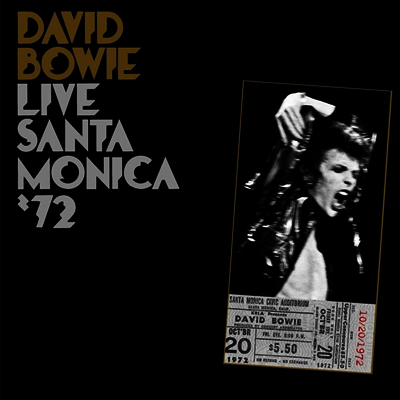 David Bowie — Live Santa Monica '72 앨범 커버