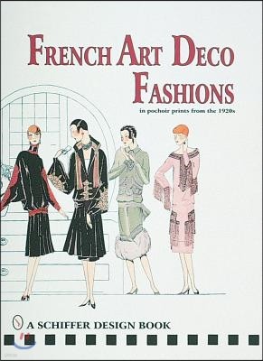 French Art  Deco Fashions in  Pochoir Prints from  the 1920s