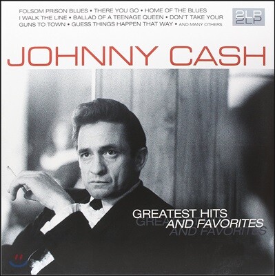 Johnny Cash — Greatest Hits And Favorites 앨범 커버