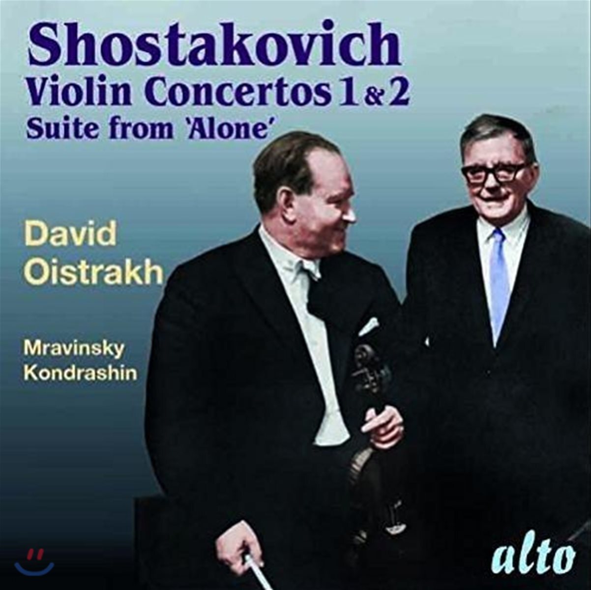 David Oistrach / Evgeny Mravinsky 쇼스타코비치: 바이올린 협주곡 1-2번, 고독 모음곡 - 다비드 오이스트라흐, 예프게니 므라빈스키 (Shostakovich: Violin Concertos, Suite from Alone)