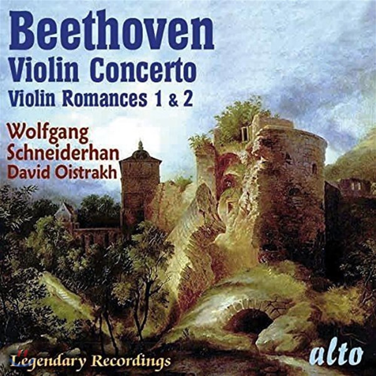 David Oistrach / Wolfgang Schneiderhan 베토벤: 바이올린 협주곡, 로망스 1-2번 - 다비드 오이스트라흐, 볼프강 슈나이더한 (Beethoven: Violin Concerto Op.61, Romances Opp.40 & 50)