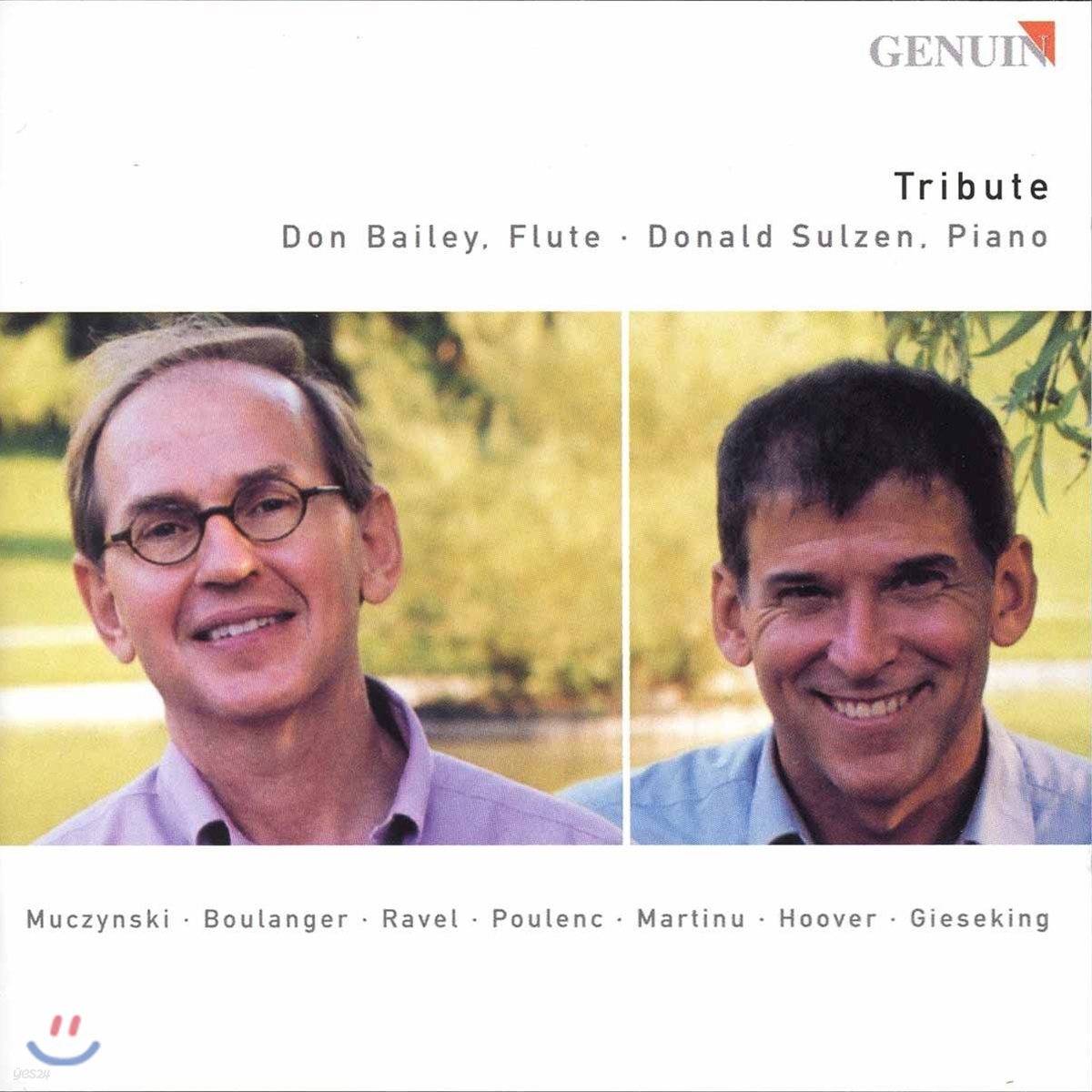 Don Bailey 트리뷰트 - 무친스키 / 불랑제 / 라벨 / 풀랑크 / 마르티누: 플루트와 피아노를 위한 작품집 (Tribute - Musczynski / Boulanger / Ravel / Poulenc / Martinu) 돈 베일리