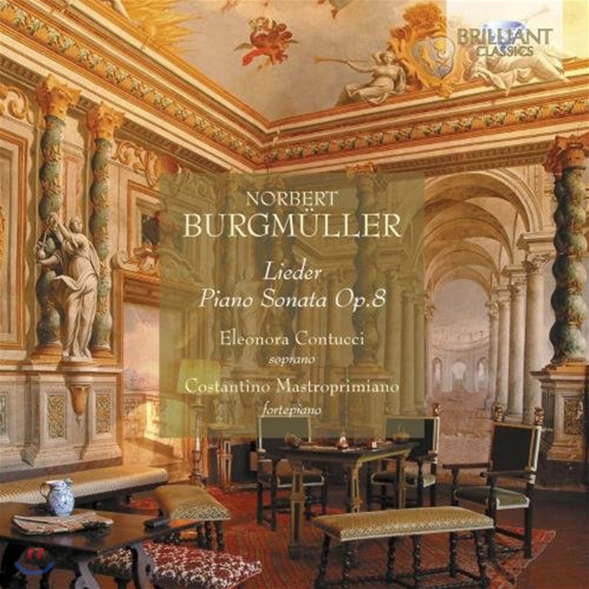 Eleonora Contucci 부르크뮐러: 가곡집과 피아노 소나타 - 엘레오노라 콘투치, 코스탄티노 마스트로프리미아노 (Norbert Burgmuller: Lieder, Piano Sonata Op.8)