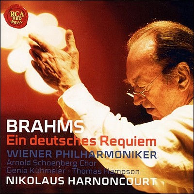 Nikolaus Harnoncourt  :   (Brahms: Ein Deutsches Requiem, Op. 45)