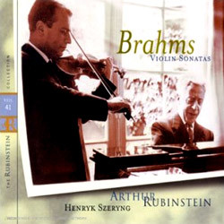 Brahms : Violin Sonata No.1, 2 & 3 : RubinsteinSzeryng