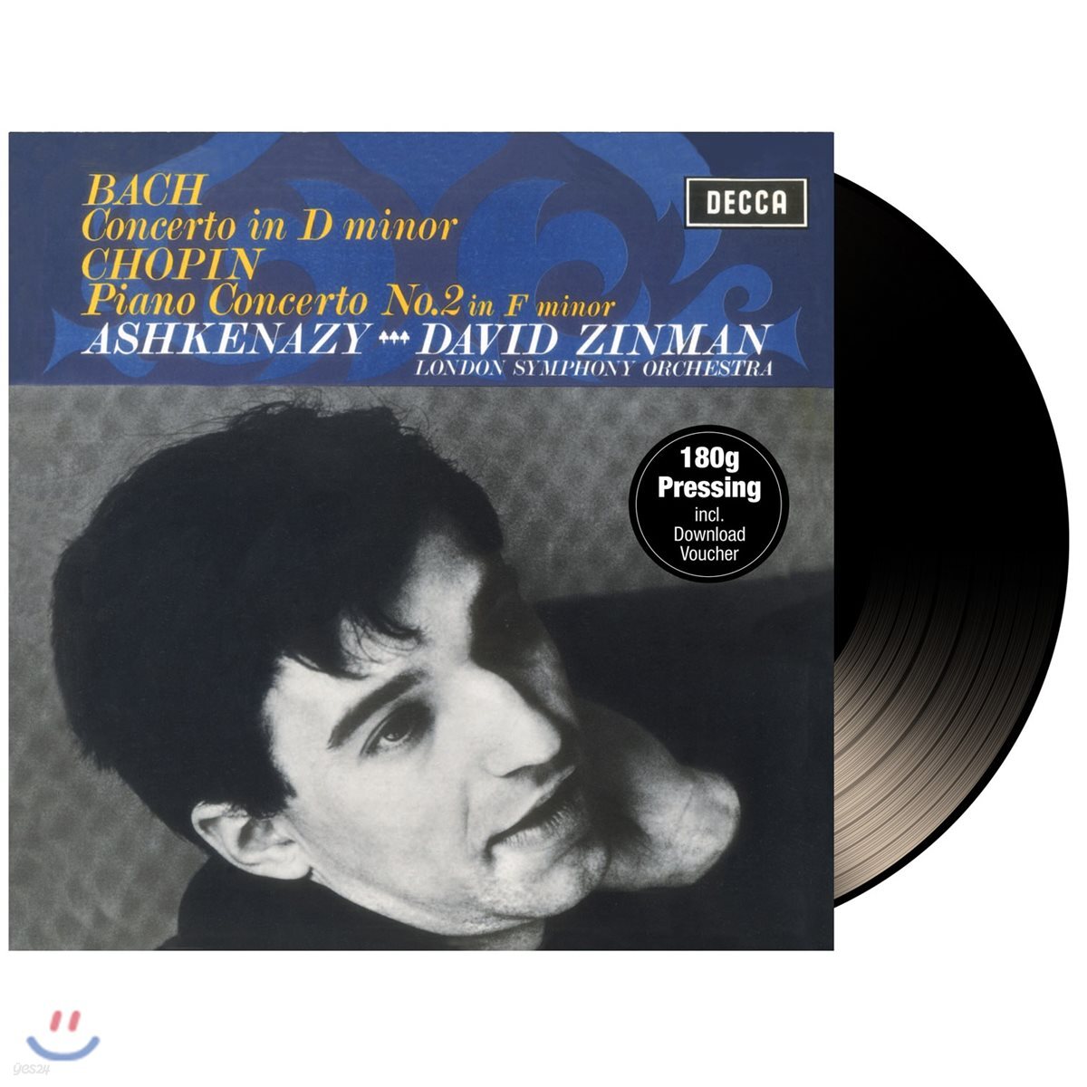 Vladimir Ashkenazy 바흐: 피아노 협주곡 1번 / 쇼팽: 피아노 협주곡 2번 - 블라디미르 아쉬케나지 (J.S. Bach / Chopin: Piano Concertos) [LP]