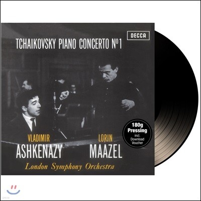 London Symphony Orchestra,Lorin Maazel,Vladimir Ashkenazy,Piotr I. Tchaikovsky — Vladimir Ashkenazy 차이코프스키: 피아노 협주곡 1번 - 블라디미르 아쉬케나지 (Tchaikovsky; Piano Concerto No.1) 앨범 커버