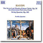 Kodaly Quartet ̵: ڰ  ϰ  (Haydn: String Quartet 'Seven Last Words')