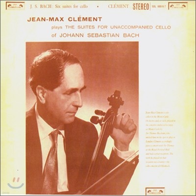 Jean-Max Clement : 6  ÿ  (Bach : 6 Suites for Cello) - Ŭ