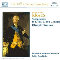 Petter Sundkvist 크라우스: 교향곡 1집, 올림피아 서곡 (Joseph Martin Kraus: Symphony Vol. 1)