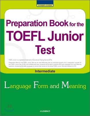 Preparation Book for the TOEFL Junior Test Language Form and Meaning (Intermediate)