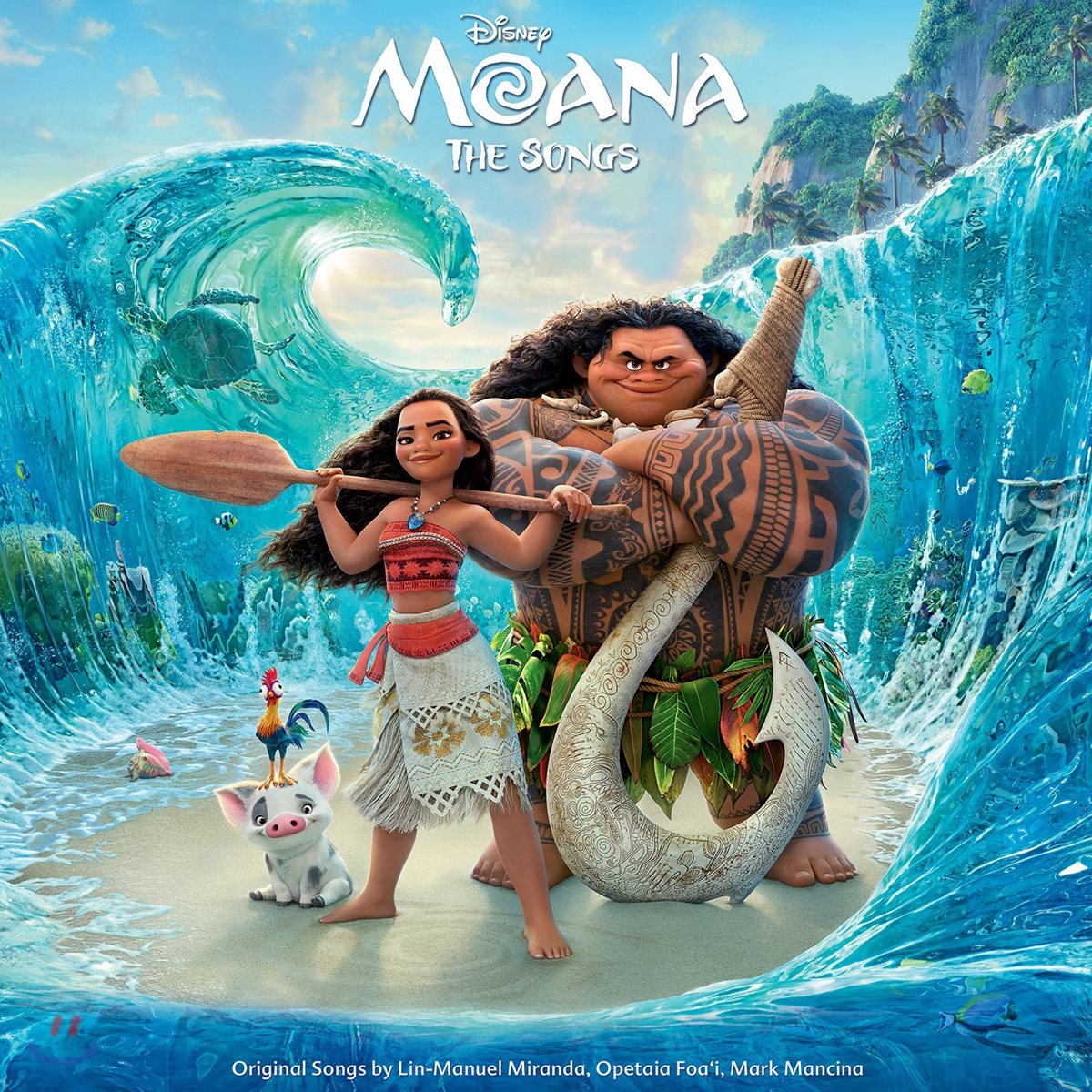 모아나 애니메이션 음악 (Moana OST Songs Only by Mark Mancina) [LP]
