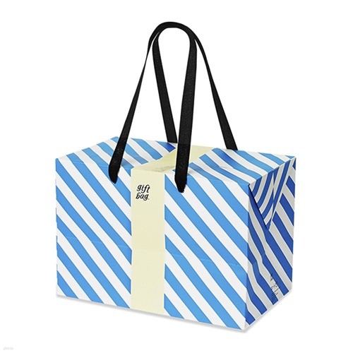 PLUSBOX GIFT BAG (Blue Stripes)