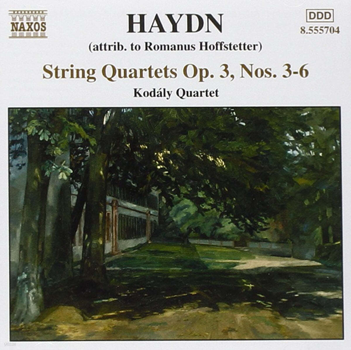 Kodaly Quartet 하이든: 현악 사중주 3-6번 (Haydn: String Quartets Op.3 Nos. 3-6) 