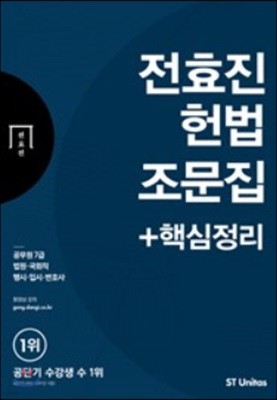 2018 전효진 헌법 조문집 + 핵심정리