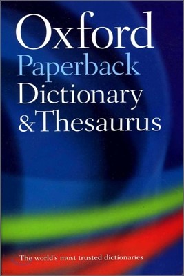 Paperback Oxford Dictionary and Thesaurus, 3/E
