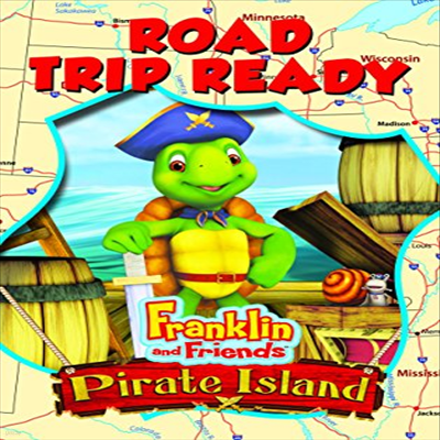 Franklin & Friends: Pirate Island - Road Trip (Ŭ  )(ڵ1)(ѱ۹ڸ)(DVD)