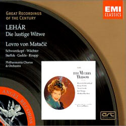 Lehar : Die Lustige Witwe : Lovro Von MatacicㆍSchwarzkopfㆍGedda
