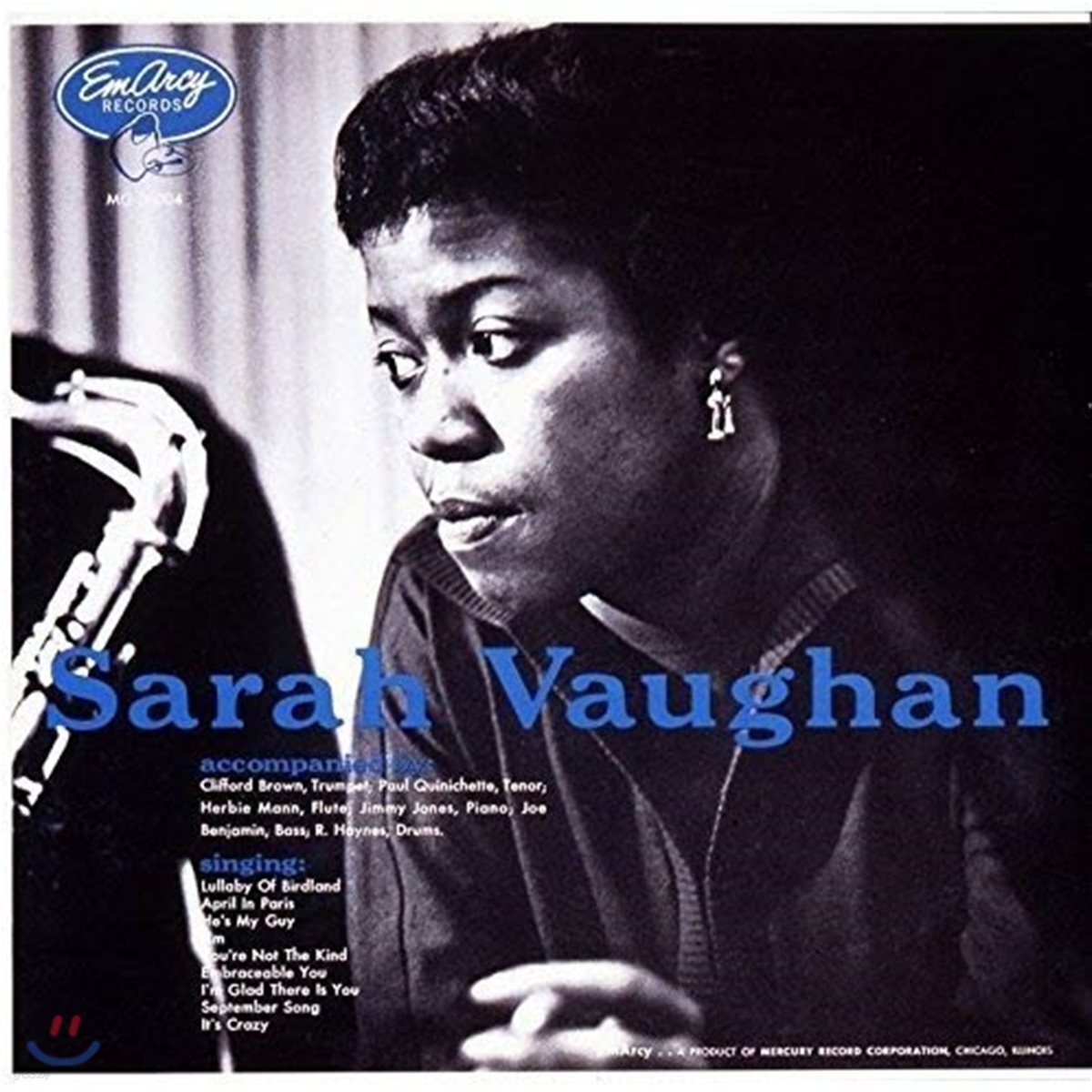 Sarah Vaughan - With Clifford Brown (사라 본 & 클리포드 브라운)